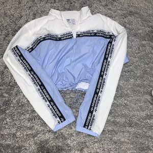 Vintage adidas cropped windbreaker